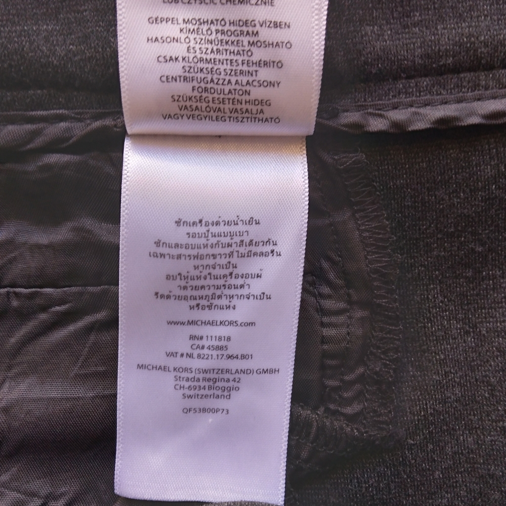 Michael Kors Derby Basics skinny stretch pants size 10 - Picture 8 of 9